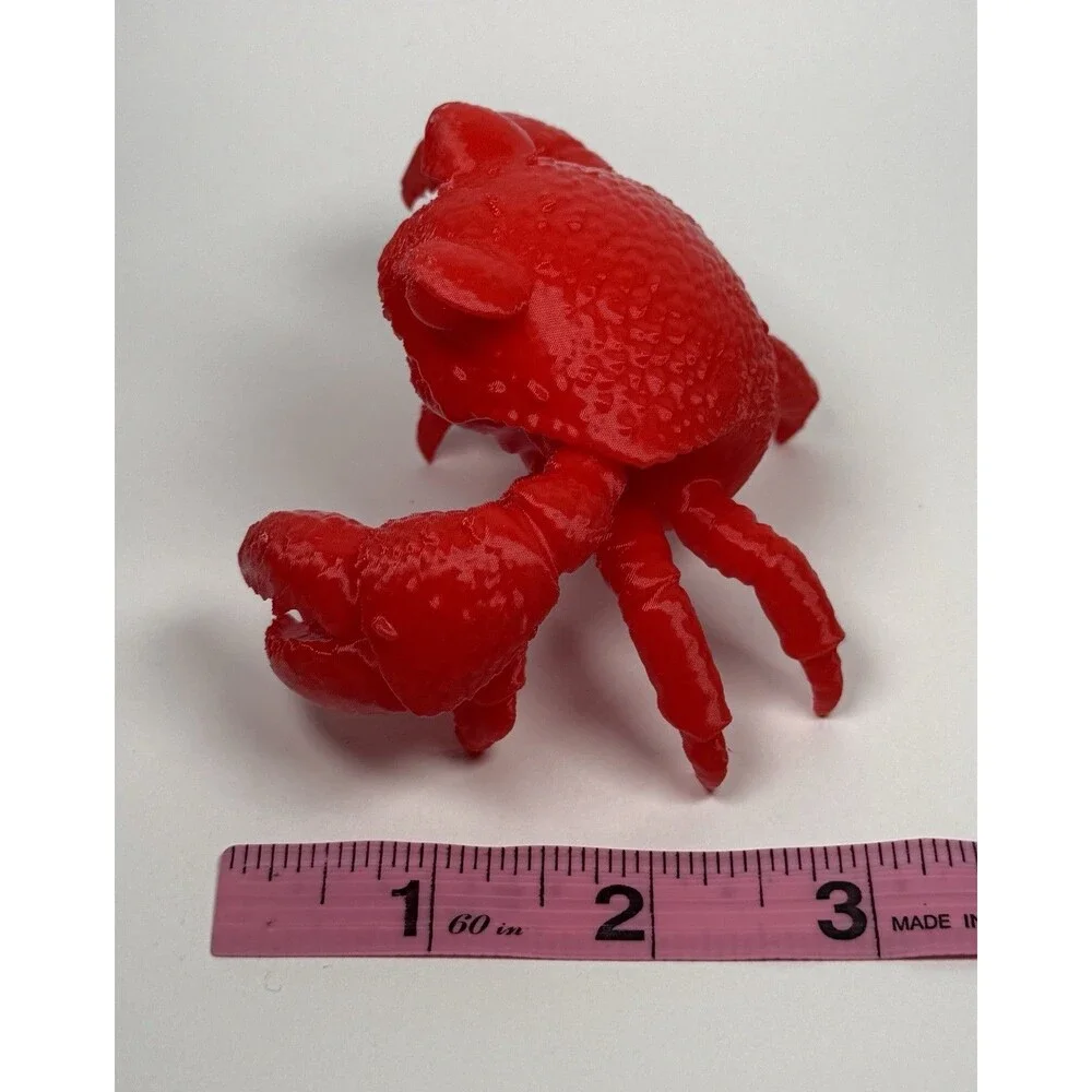Attack Of The Crab Monsters Red Plastic Toy